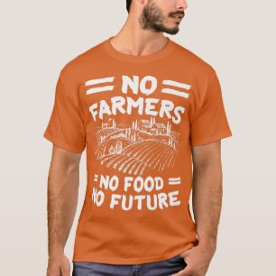 T-shirt Futur Agriculteur Alimentaire Non Fermes Non Alime