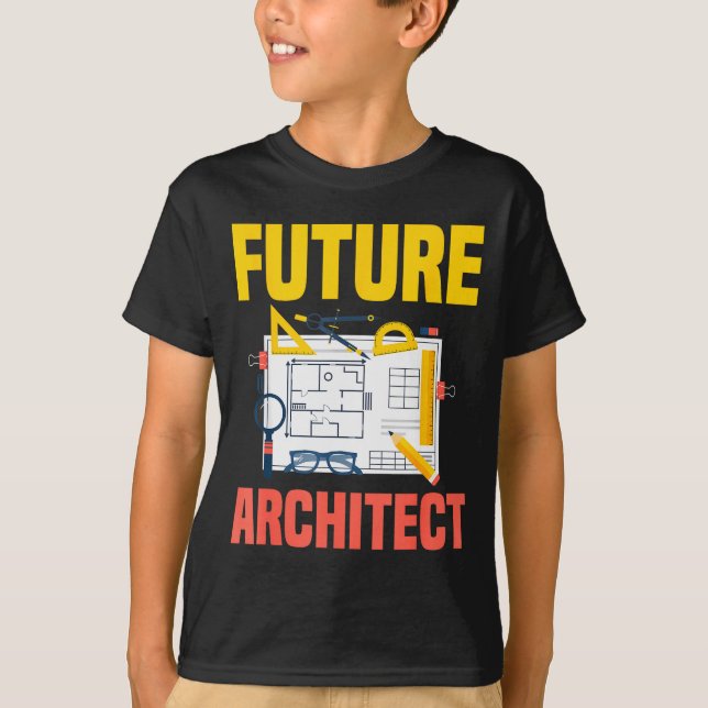 T-shirt Futur architecte Architecture drôle Architecte  (Devant)