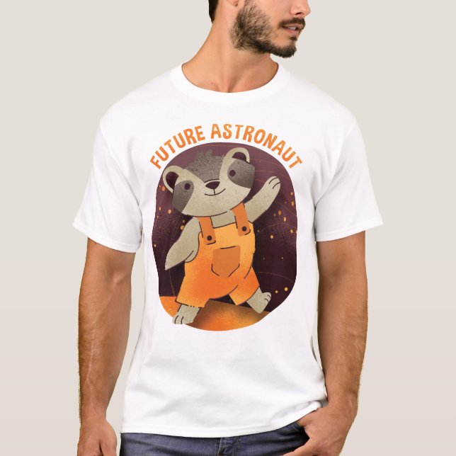 T-shirt futur astronaute (Devant)