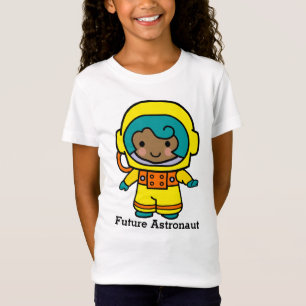 T-Shirt Futur astronaute fille en Spacesuit