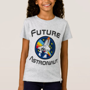 T-Shirt Futur astronaute, TIGE de puissance de fille,