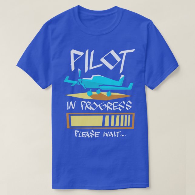 T-shirt Futur avion pilote (Design devant)