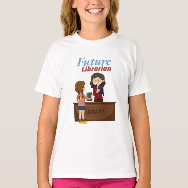 T-shirt Futur bibliothécaire (Devant)
