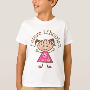 T-shirt Futur bibliothécaire (mignon)