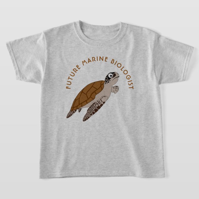 T-shirt Futur biologiste marin (Poser)