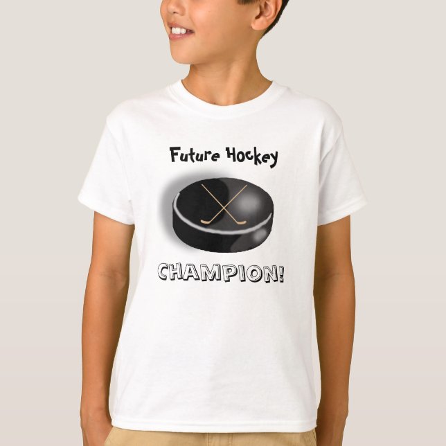 T-shirt Futur champion de hockey ! (Devant)