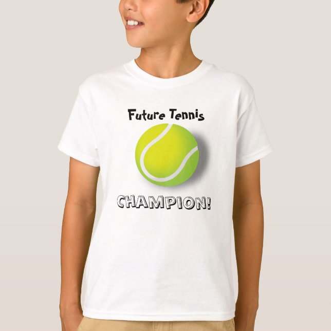 T-shirt Futur champion de tennis ! (Devant)