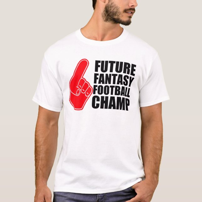 T-shirt Futur champion du football d'imaginaire (Devant)
