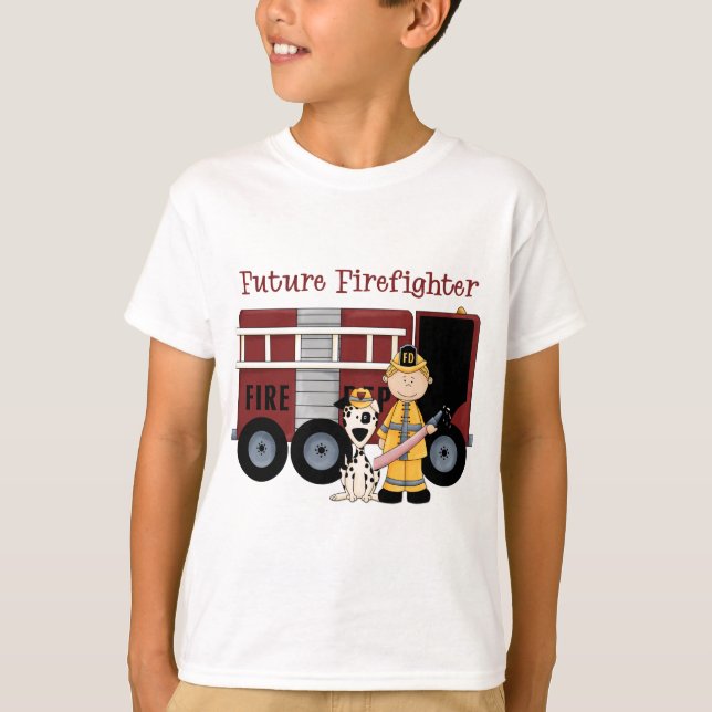 T-shirt Futur chasseur - Boy Blonde (Devant)