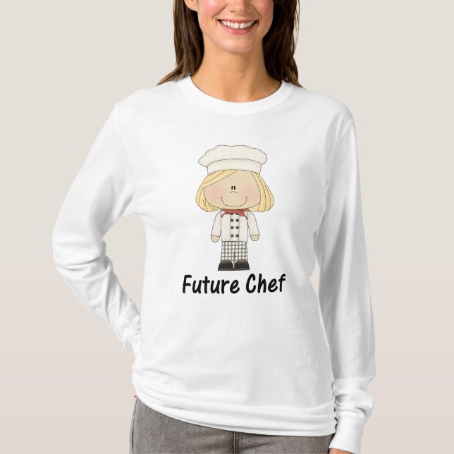 T-shirt futur chef (fille) (Devant)