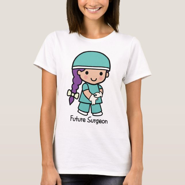 T-shirt Futur chirurgien - fille (Devant)