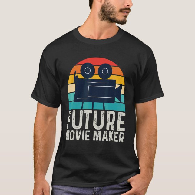 T-shirt Futur cinéma-réalisateur cinématographique (Devant)