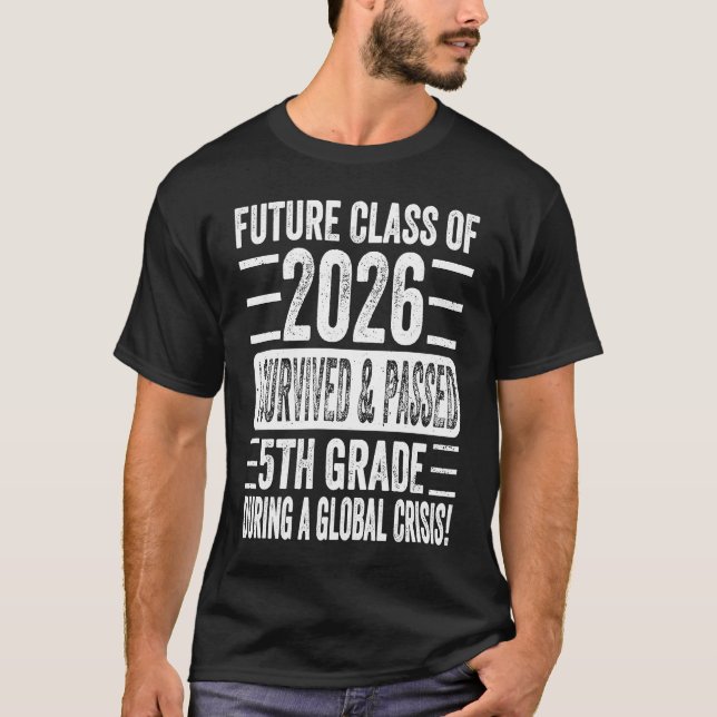 T-shirt Futur Classe De 2026 5E Graduation Étudiante De 5E (Devant)