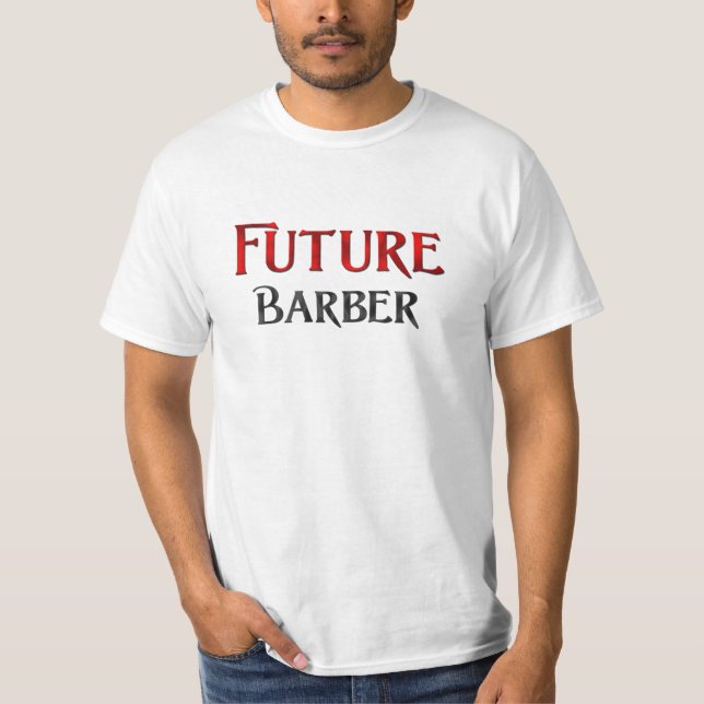 T-shirt Futur coiffeur (Devant)