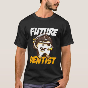 T-shirt Futur Dentiste Pirate Dental Hygiène Dentaire Soin