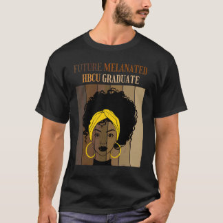 T-shirt Futur diplômé melanisé Hbcu historique noir Un
