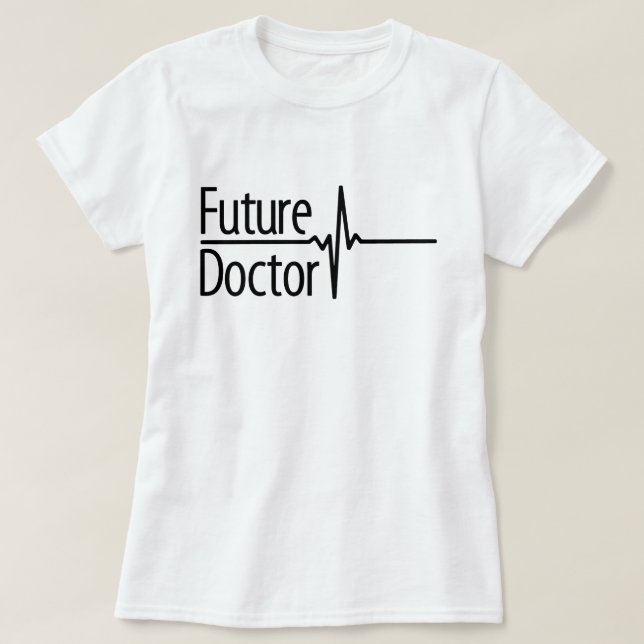 T-shirt Futur docteur ECG (Design devant)