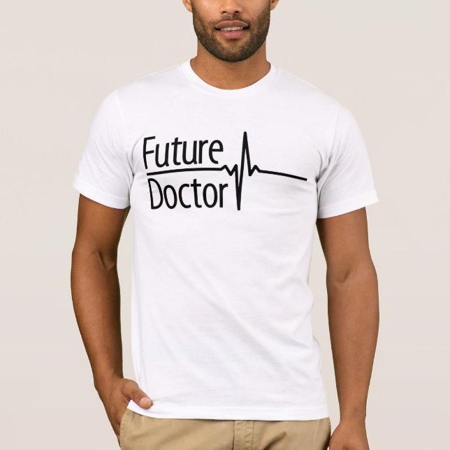 T-shirt Futur docteur EKG (Devant)