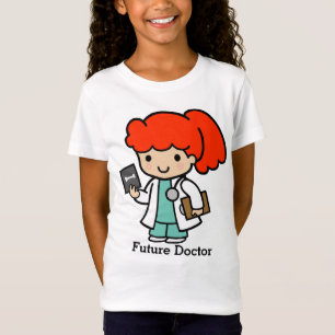 T-Shirt Futur docteur fille avec Xray