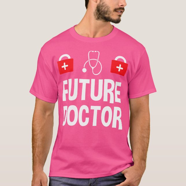 T-shirt Futur docteur Médicale docteur enfants (Devant)
