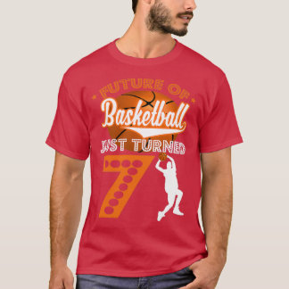 T-shirt Futur du basket-ball vient d'avoir 7 7e anniversai