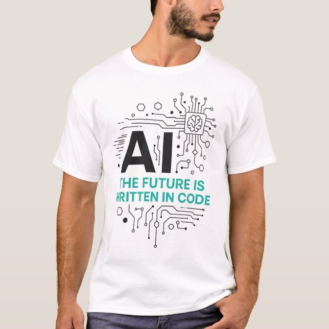 T-shirt Futur écrit dans le code Tee | Chemise prophétique (Devant)