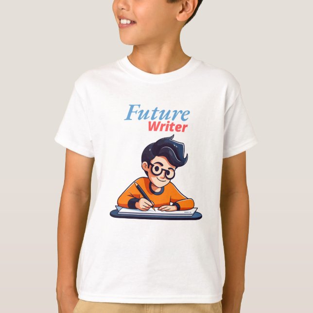 T-shirt Futur écrivain (Devant)