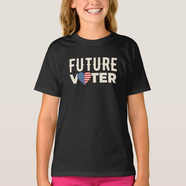 T-shirt Futur électeur (Devant)