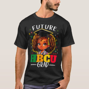 T-shirt Futur élève de Hbcu noir fille afro histoire noire