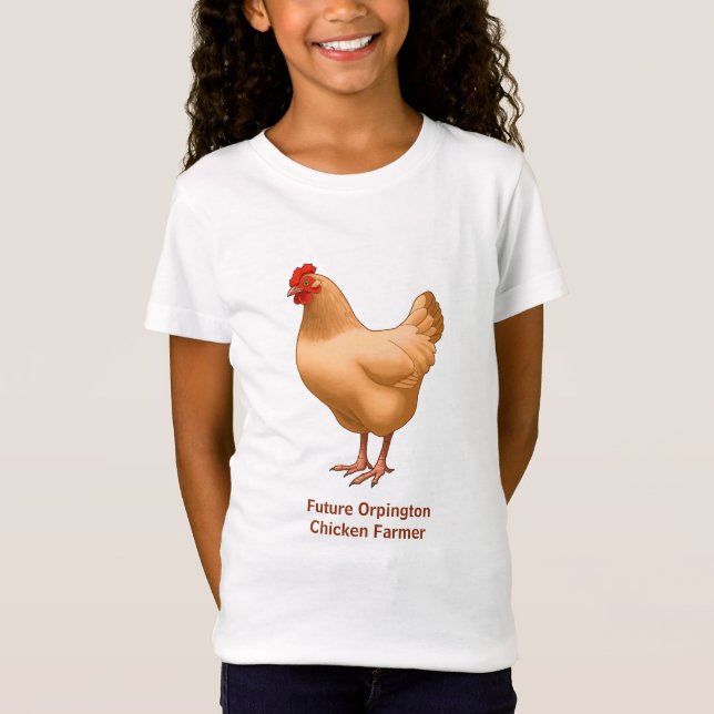 T-Shirt Futur éleveur de poulet Orpington (Devant)