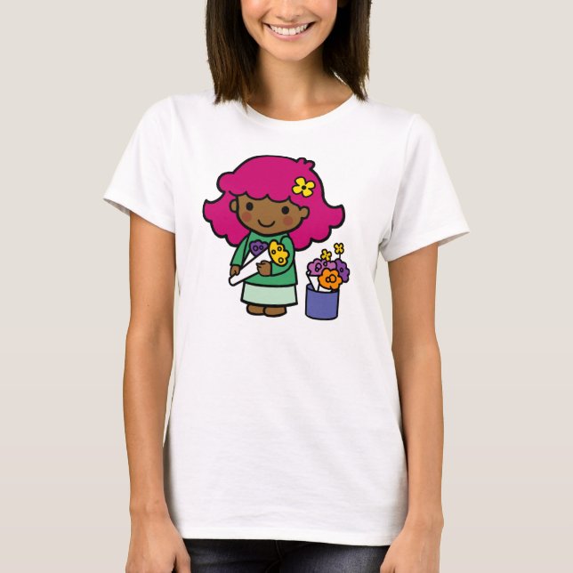 T-shirt Futur fleuriste (Devant)