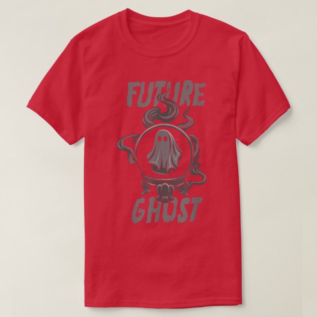 T-shirt Futur Ghost Nu Goth Metalhead Evil Spirit Ghost (Design devant)