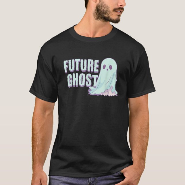 T-shirt Futur Gothique Pastel Kawaii Mignon Créé Étrange  (Devant)