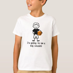 T-shirt Futur grand cousin - chiffre faire-part de bâton