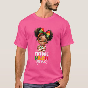 T-shirt Futur HBCU Grad Black Girl Graduation pour enfants