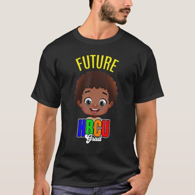 T-shirt Futur HBCU Grad Boy Graduation Historique Black Un (Devant)