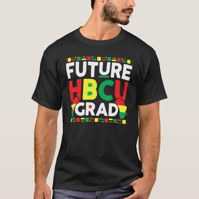 T-shirt Futur Hbcu Grad Histoire Black College Hommes Femm (Devant)