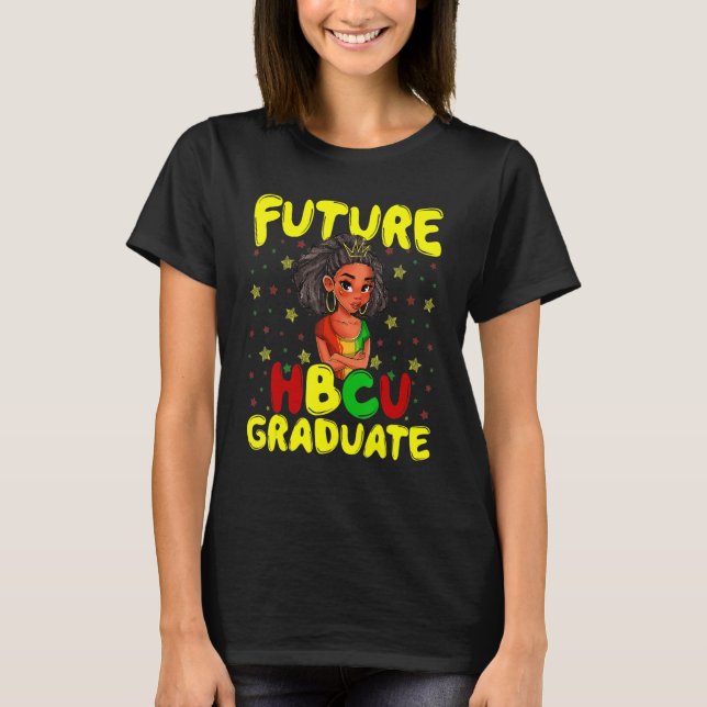 T-shirt Futur HBCU Grad History Black College Girl Youth (Devant)