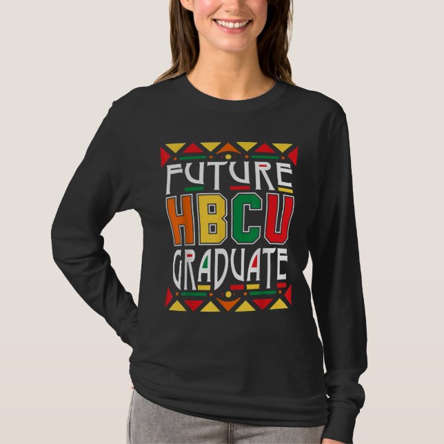T-shirt Futur HBCU Graduate Historique Black Collèges Uni (Devant)