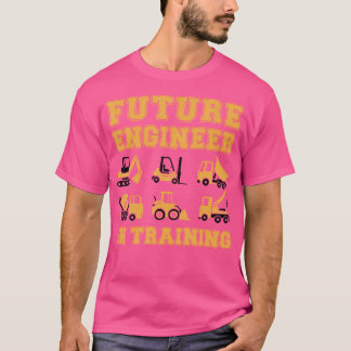 T-shirt Futur Ingénieur En Formation Des Jeunes De Constru