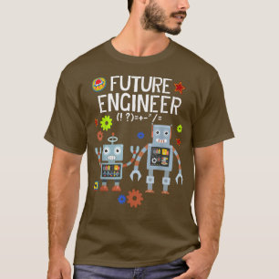 T-shirt Futur Ingénieur Robotique Costume Robot Pour Adult
