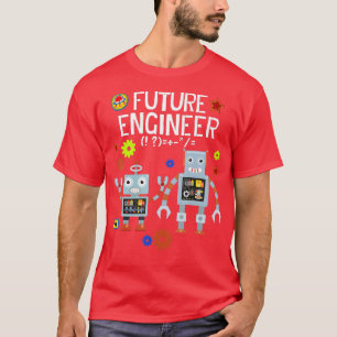 T-shirt Futur Ingénieur Robotique Costume Robot Pour Adult