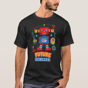 T-shirt Futur ingénieur Robotique Ingénieur Robot d'enfant