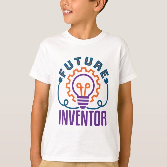 T-shirt Futur inventeur ingénieur scientifique (Devant)
