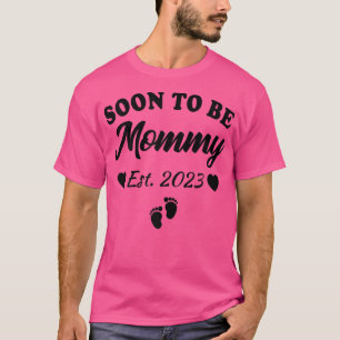 T-shirt Futur Maman 2023 Annonce de Grossesse pour Femmes
