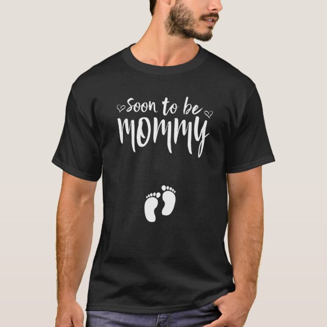 T-shirt Futur Maman Baby Shower (Devant)