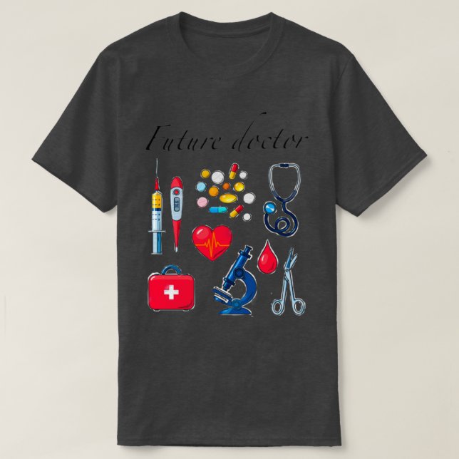 T-shirt futur médecin 1 (Design devant)