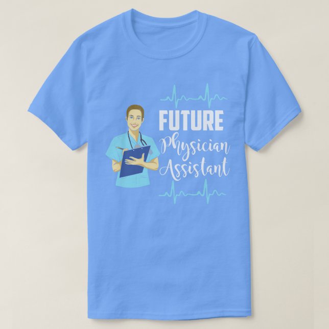 T-shirt Futur Médecin adjoint Étudiant PA (Design devant)