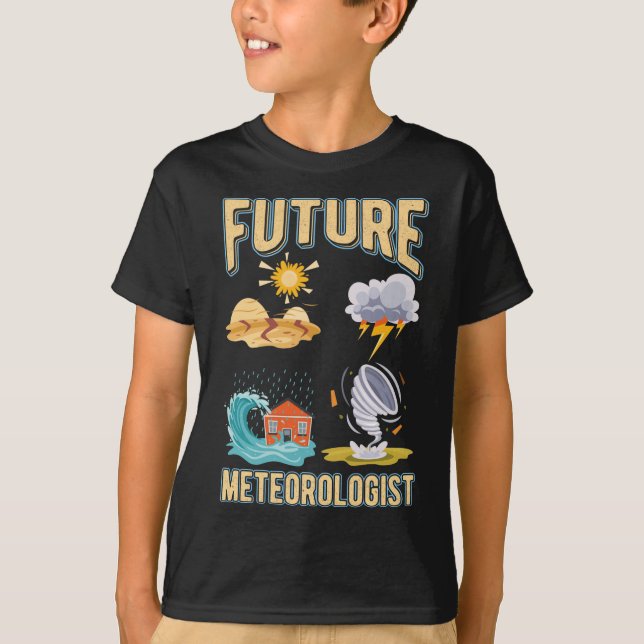 T-shirt Futur météorologiste mûre observatrice météorologi (Devant)