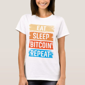 T-shirt Futur millionnaire Bitcoin Humour Cryptomonnaie
